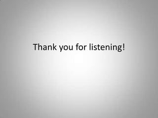 Thank you for listening!