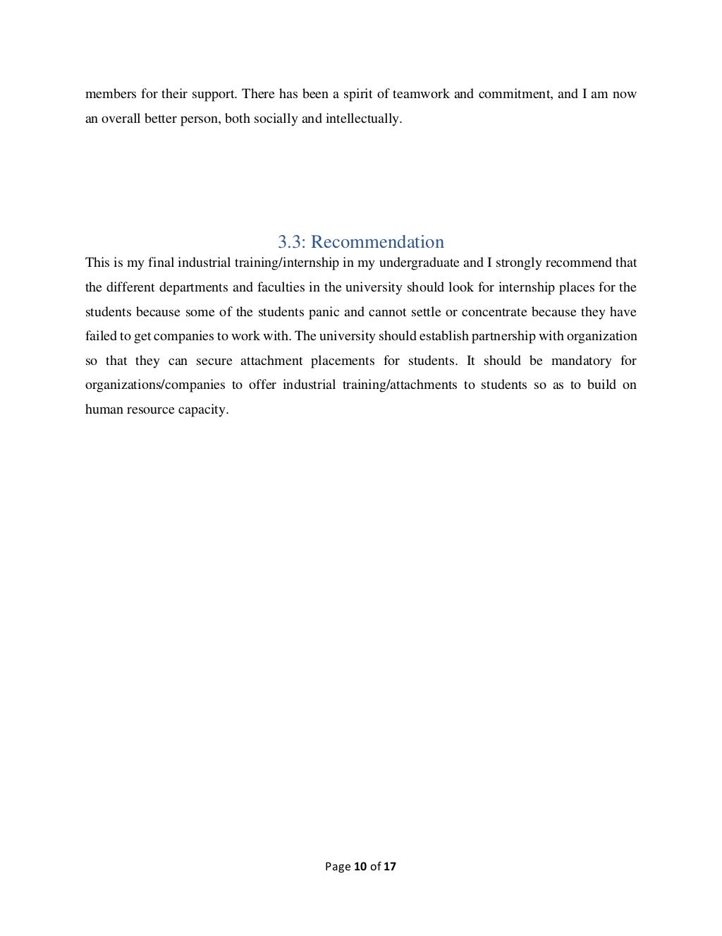 Computer science/ IT Fianl attachment report