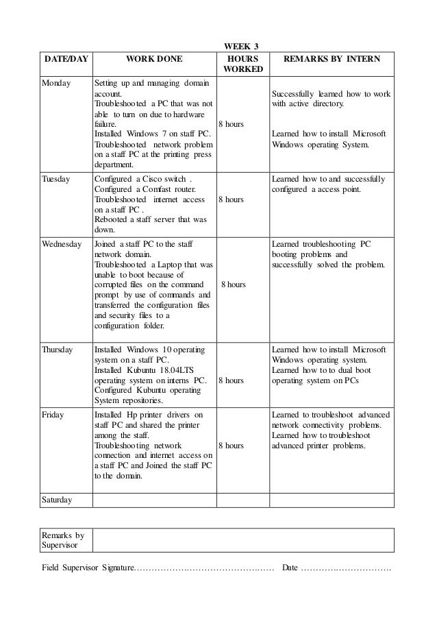 dissertation log book