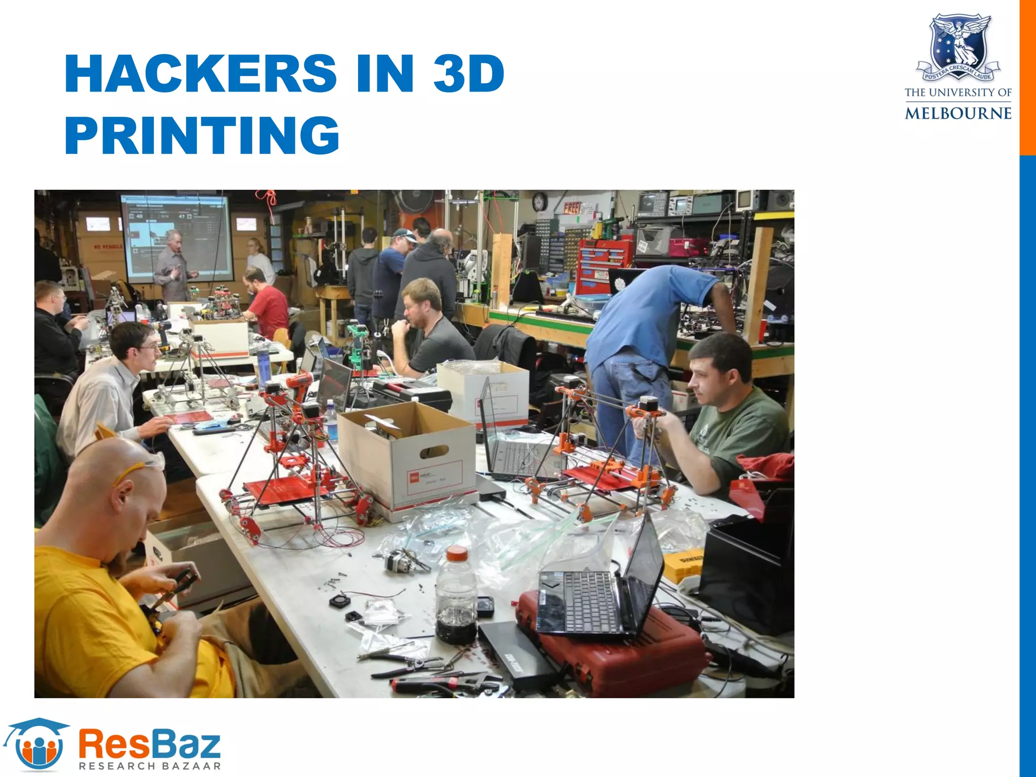 HACKERS IN 3D
PRINTING
 