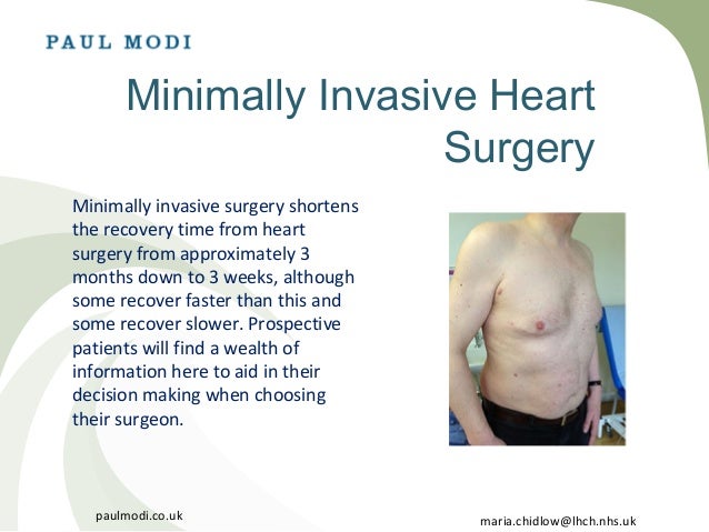 Minimally Invasive Cardiac And Heart Surgery Minimally Invasive Cardiac And Heart Surgery