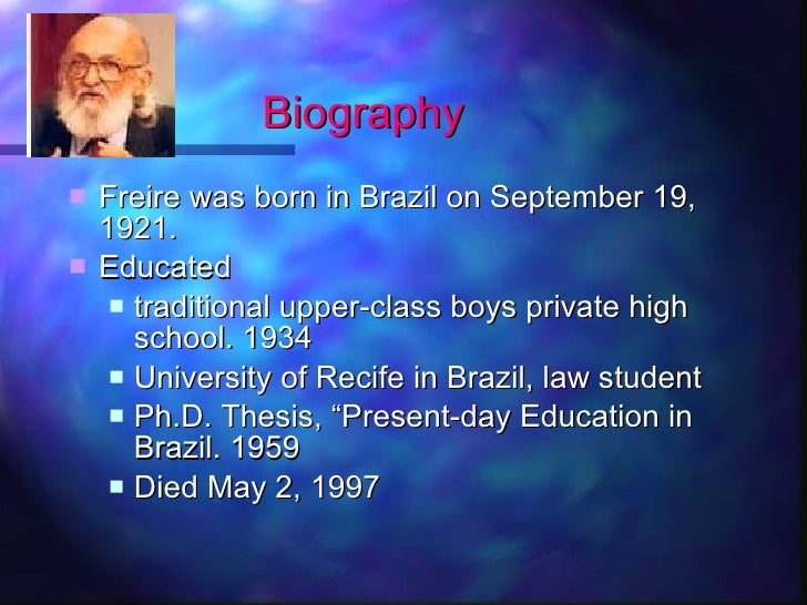 Plato And Paulo Freire s Views On