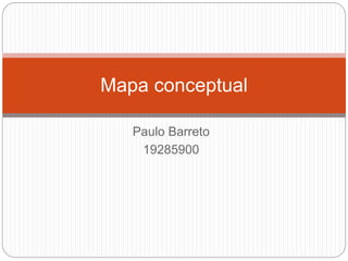 Paulo Barreto
19285900
Mapa conceptual
 