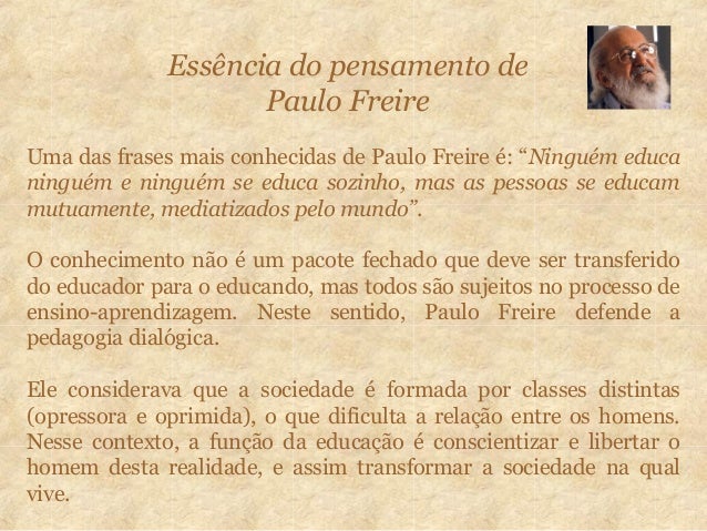 Paulo Freire E A Educação à Distância