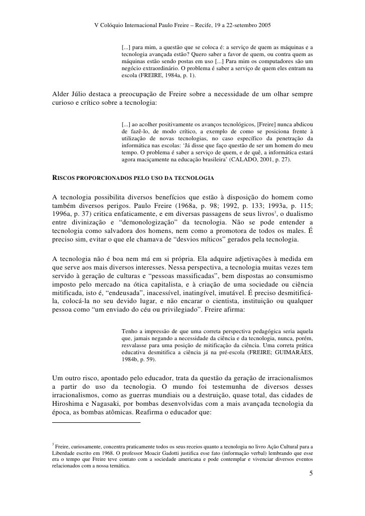A Tecnologia Abordada Nesse Texto Se Mostra útil
