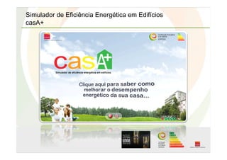 Simulador de Eficiência Energética em Edifícios
casA+
 