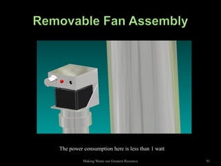 The power consumption here is less than 1 watt

          Making Waste our Greatest Resource     91
 