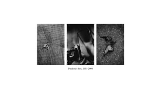 Pandora’s Box, 2003-2004

 