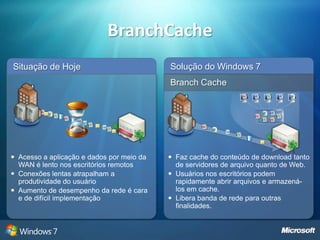 Área de Trabalho e Menu IniciarÁrea de Notificação com algumas mudançasExibe a data e a hora do sistemaVocê pode definir para cada item da área de notificação uma das três ações:Exibir ícone e notificaçõesExibir apenas notificaçõesOcultar ícone e notificações