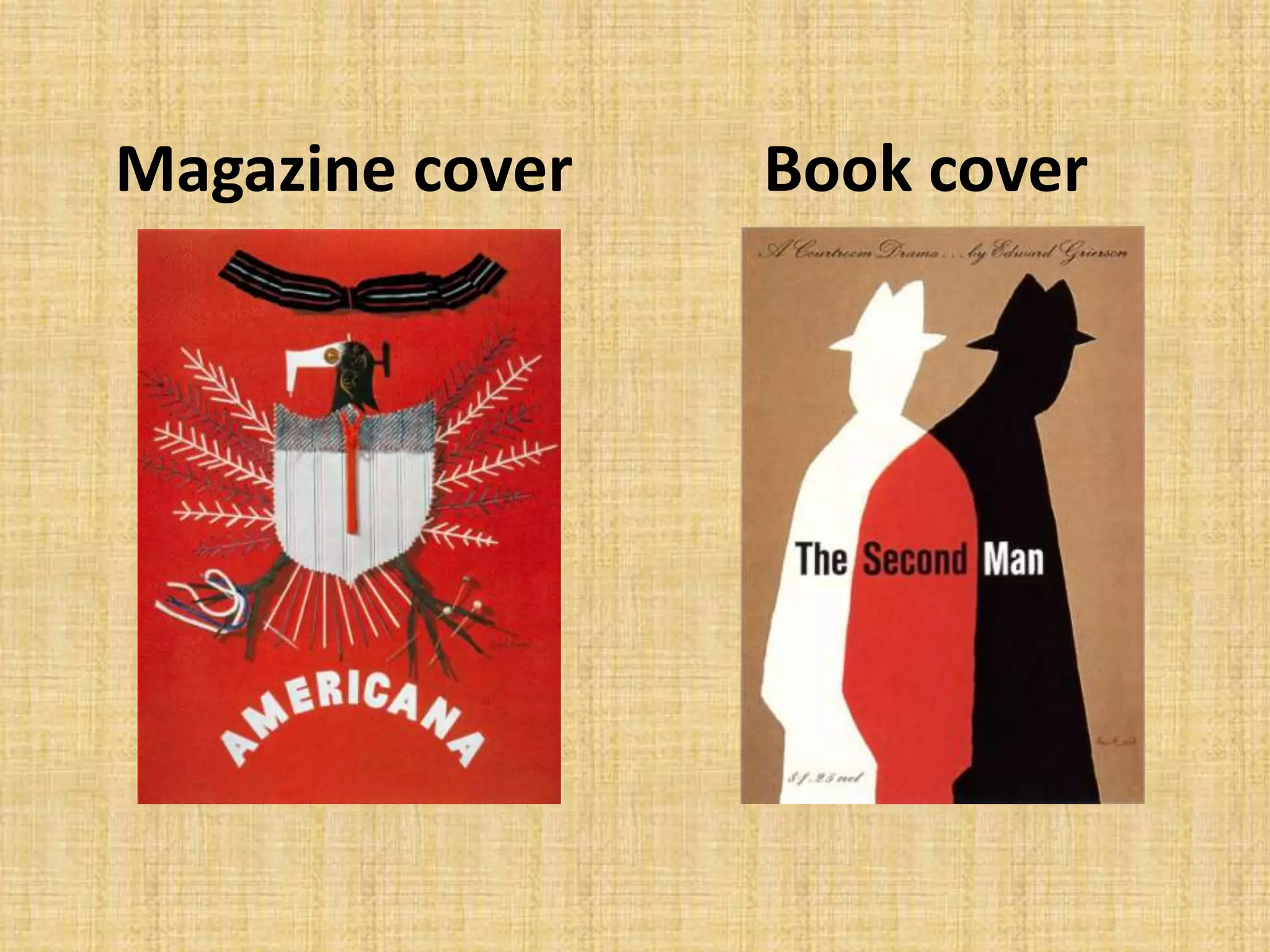 Magazine cover Book cover