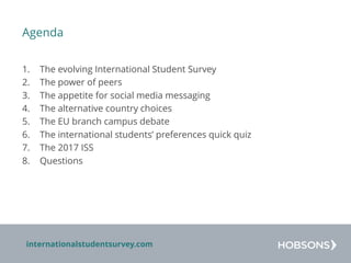 EU branch campuses and other insights from the 2017 International Student Survey