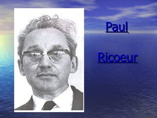 Paul   Ricoeur 