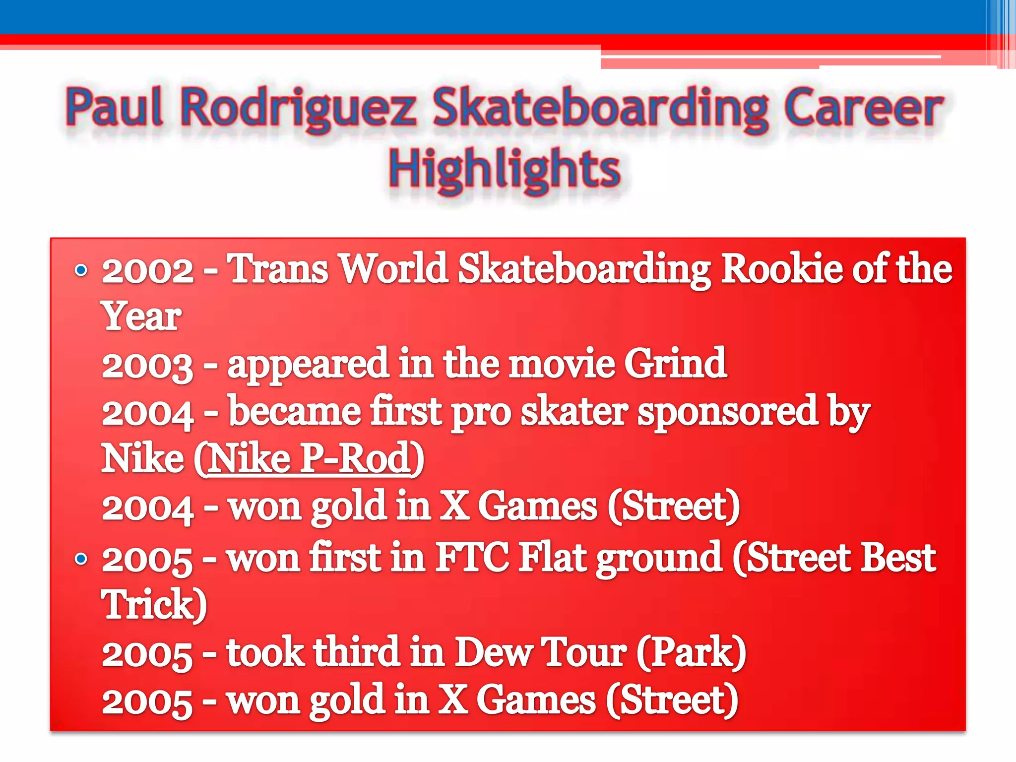 Hometown: Chatsworth, California 