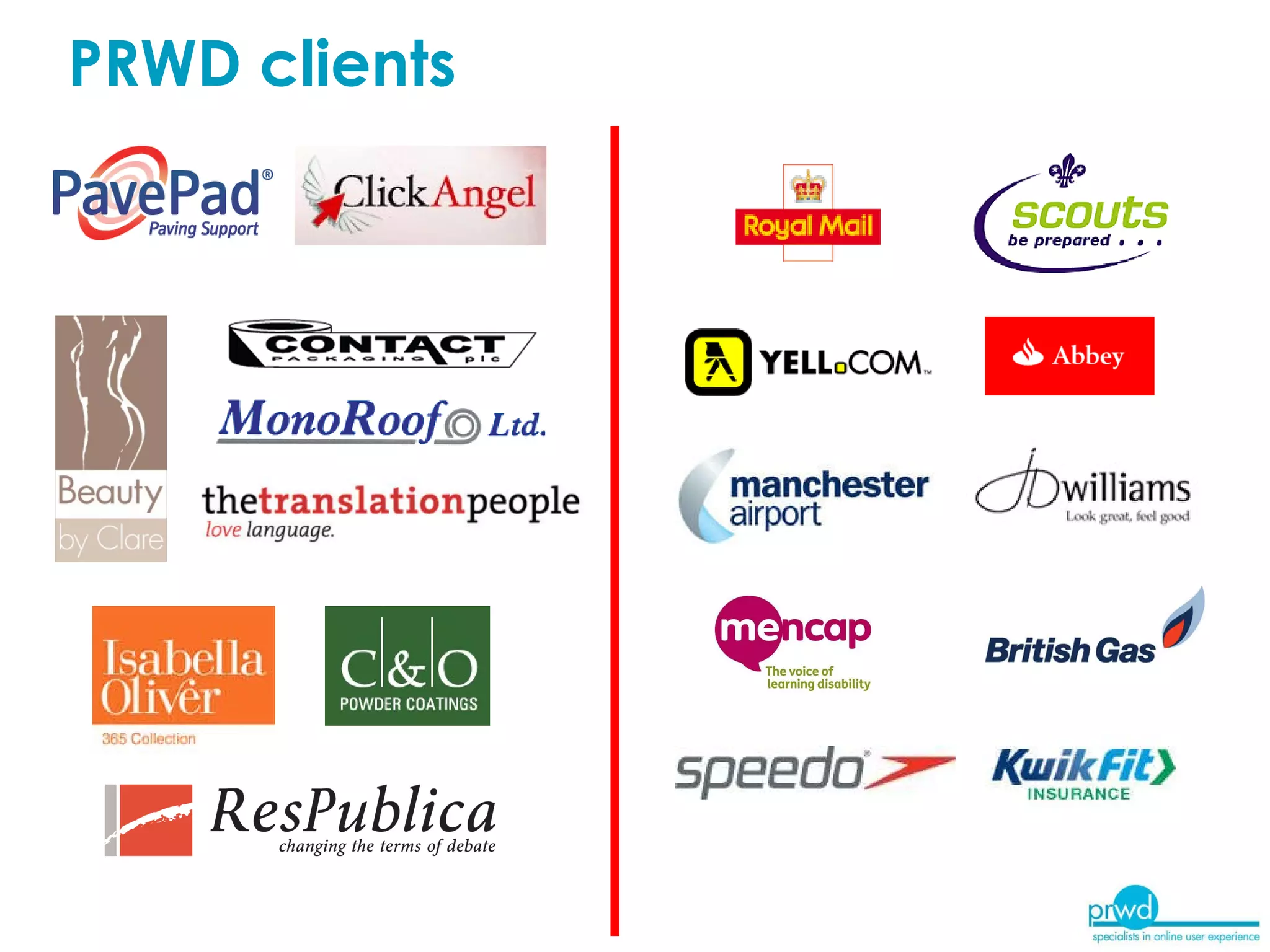 PRWD clients 