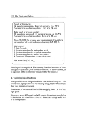 The Electronic College