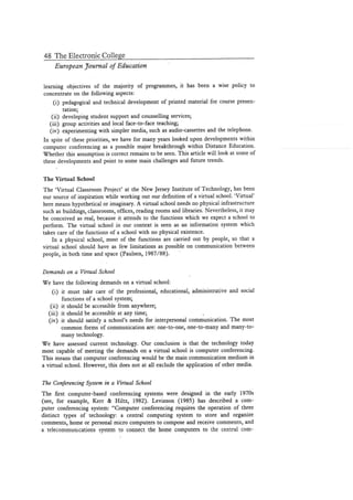 The Electronic College