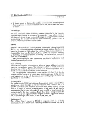 The Electronic College