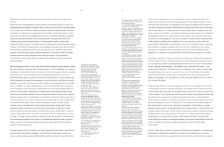 and the scores on graph paper allow us to grasp film as a whole; temporal experience is, in a
certain manner, discredited in favor of the analytical experience that unfolds through the “scores.”
The Frozen Film Frames allow us to distinguish the structuring and dividing up of the elements at
work that the experience of duration while watching the projected film masks because of the fusion
of these same elements in an audio-visual flow. A similar, though distinct, experience occurs with
Sharits’s multi-screen installations. Once again, everything is immediately apparent to us. Right from
the beginning, we perceive the various elements whose variations and combinations will nourish
and become the actual experience of the work. It is pointless to expect narrative development that
would modify our perception of the installation, such as that achieved, in its own fashion, by
Anthony McCall’s film/installation Line Describing a Cone. It is not a question of works “which raise
the possibilities of oscillatory composition, they don’t end, are not dramatic and don’t develop.”18
The experience of duration modifies the perception we have of a work by adding a temporal
dimension to it, enhanced by a soundtrack that the Frozen Film Frames notations do not call for.
Razor Blades marked both a break (we can talk about a tabula rasa compared with his writings at
the time in which he was not always kind with the current cinematographic avant-garde) as much
as a true beginning.19
The film radically distinguished itself from much else that was being made at
the time, although certain filmmakers – Peter Kubelka, Tony Conrad and Victor Grauer20
– had
worked with the flicker film.21
The films by the first two filmmakers were in black and white, while
Archangel by Grauer, who was also a musician,22
was in color. In Arnulf Rainer, Peter Kubelka’s
approach was dominated by music, whereas mathematics and the fact of performing with the
Theater of Eternal Music23
and of carrying out tests with stroboscopic lighting served as the basis of
Tony Conrad’s The Flicker.24
In Ray Gun Virus, Sharits was no longer dealing with abstract film, even though this work consists
of a stroboscopic succession of still pure color frames, accompanied by the recorded sound made
by the sprocket holes as they pass over the projector head. He would go so far as to say that it was
“a color narrative.”25
It is a concrete film, in that it uses the medium’s very materiality. He plays with
the medium’s basic components: the perforated filmstrip and dust specks in Apparent Motion.
The film operates according to the rhythms and sequence of colors that make the experience of the
film a visual exploration as much as a realization as to the specificity of the experience proposed.26
Does the film resist? Or does it stand in the way of its perception? The film offers us a peculiar
experience, which consists of an exchange between what is being projected – what we perceive of it
and what appears on the screen. The film resists the analysis of its experience during the screening.
The flicker makes us pass from public space (the theater), to a private experience (the analysis of
the phenomena of our perception of the film),27
before brutally slamming us back against the
screen. We go from the flicker to the physical perception of the screen (volume effect) and from the
screen to the flicker, but this return modifies the perception we have of both the screen
and the flicker.28
In Sharits’s flicker films, the question of immersion developed in his installations is constituent with
the experience of watching the projected film. The Ray Gun Virus experience also possesses a
peculiar cruelty, in that it is accompanied by the constant roar of the sprocket holes, whose regular
18. Program notes dated January 8, 1975
for the Whitney Museum of American Art’s
New American Film Series.
19. “I made a few things for this final form.
I really don’t have any defendable
aesthetic for doing something like this, just
a deeply felt impulse… I guess this is why I
am worried I can hardly wait to get it all
together. I am beginning to feel a logic that
‘justifies’ what I call ‘fragmented’… maybe
the beginning of something.”
Letter of May 20, 1967 to Stan Brakhage.
20. See the interview with Jean-Claude
Lebensztejn in this catalogue, initially
published in Ecrits sur l’art récent: Brice
Marden, Malcolm Morley, Paul Sharits
(Paris: Éditions Aldines, 1995)
21. An earlier film exists, with which these
filmmakers were unfamiliar because it was
rarely shown before being rediscovered in
the 1980s, namely: L’Anticoncept (1951)
by Gil Wolman
22. In “A Theory of Pure Film” in Field of
Vision #1 (Pittsburgh Fall 1976) and #3
(Winter 1977-78), Victor Grauer wanted to
establish a theory that would isolate film’s
basic elements with regard to his own films
and those by Kubelka, Conrad and Sharits.
23. Theater of the Eternal Music or Dream
Syndicate, an American music group that
explored experimental music and drone.
LaMonte Young, John Cale, Angus MacLise,
Marian Zazeela, Tony Conrad, and
sometimes Terry Riley, were members.
24. I am grateful to Keith Sanborn for
pointing out these details.
25. Interview with Frampton, March 1,
1973
26. See the texts by Rosalind Krauss,
“Paul Sharits” in Paul Sharits: Dream
Displacement and Other Projects,
published in conjunction with the exhibition
of the same name, Albright-Knox Art
Gallery (Buffalo 1976), and Annette
Michelson, “Paul Sharits and the Critique of
Illusionism: An Introduction” in the
Projected Exhibition exhibition catalogue,
Walker Art Center (Minneapolis Fall 1974)
reprinted in this catalogue.
27. This experience felt while watching a
Sharits’s film is analyzed by Keith Sanborn
in “Information theory and aesthetic
perception: objects in your mirror are
closer than they appear,” included in this
catalogue.
28. In a mid-November 1966 letter to
Sharits about Ray Gun Virus, Stan
Brakhage spoke of the similarities between
their work with regard to the use of light
flashes: “My enthusiasm after seeing your
film Ray Gun Virus was such that I would
have sent you a telegram if I could have
afforded it! I think I do really have a union
with your own film in that we are working
along the same Westward Ho! cultural line
of development wiz: the un-masked flash!
I showed Gregg the 1st tension of my work
in progress called Scenes from Under
Childhood and he/we all were amazed at
certain specific similarities and then also the
23rd Psalm Branch of mine is integrally in
value with the physiological rhythms of
memory re-calls (as the optic nerve flashes
in the act of memory).”
9
Star Man that he initiated a correspondence with the filmmaker in which he often talked about
his work.8
Sharits’s first film works participated in a psychodramatic movement that made use of actors and
thematically explored the subjects of sexuality, solitude, anxiety and fear. In this sense, these films picked
up on, and drew from, the reservoir of themes and subjects explored by earlier generations of American
filmmakers such as Maya Deren, Kenneth Anger, and Stan Brakhage.9
Some of these themes would be
found in part of his later film work alongside films that, based on the still frame, filmstrip and projection,
analyzed the processes and specifics of the cinematic mechanism. This approach took part in the
modernist project that placed great importance on a cinematographic ontology; a project clearly
synthesized in “Words per Page,”10
a study that served as an introduction to a class Sharits gave at Antioch
College in 1970. In this text, he defined cinema, acknowledging the importance of the still frame and the
film stock/strip as integral elements of film’s being. This approach was not dissimilar to that of Hollis
Framption, a few years earlier, during a conference/performance.11
This reduction of film to its integral
elements occurred more or less alongside Clement Greenburg’s theories12
as to the pertinence
of the reflexivity of artistic practice, which then triggered artists’ explorations of their chosen medium’s
specific potentialities.
Although painting fell within the scope of this dualism between abstraction and the figurative, Sharits’s
film work attempted to escape this kind of mutual exclusion. In a letter to Brakhage,13
he mentioned
the difficulty of making films that would be classed in the abstract film category, which he considered
reductionistic and too bound up with the history of painting rather than that of cinema. As he
acknowledged with regard to his first works (which he would later destroy in an anti-narrative rage),
his films operated at the edges of these categories; he used a term that he could have just as easily
applied to his later work. In a text written in 1963,14
referring to his filmic experiments, he described
them as “‘imagistic’”15
in order to distinguish them from more traditional films based on literary or
verbal symbolism. In these early works, of which Wintercourse is the only remaining example, the
narrative continuity typical of traditional film is fragmented and representational imagery thereby
obstructed. He nevertheless returned to this type of exploded narration in his later works: Figment I:
Fluxglam Voyage in Search of the Real Maciunas and Rapture. In this sense, Sharits adopted, for his
own purposes and in his own terms, the approach often found in works by many other filmmakers
of the New American Cinema, which consisted of shattering a dominant cinematic narrative
continuity in favor of the affirmation of brief temporal units elaborated through effects. Sharits
radicalized narrative deconstruction because his works did not attempt to shape any narrative
structure whatsoever, unlike that explored in the New Novel, Jean-Luc Godard’s films,16
or even in
works by Gregory Markopoulos.17
To consider the experience of film as a whole, which is to say as
an image, is to imagine cinema according to criteria that escape classical visual art considerations to
favor work that gives priority to form, and yet is not formalist. We realize how music, its notation
system, as much as its composition structure (for example sonatas and their four movements),
provided a model for Paul Sharits.
This understanding of film in its entirety, as an image, anticipated the spatial vision of film presented
by Frozen Film Frames (filmstrip “paintings”). Film, that fleet of moving images, resides in our
memory, whereas painting presents itself immediatly through all its elements. Frozen Film Frames
8. Unpublished correspondence
included in the Mind Frames: Media
Study at Buffalo exhibition at ZKM
(Karlsruhe: Zentrum für Kunst
und Medientechnologie, 2007)
9. For a study of these films see
P. Adams Sitney, Visionary Film:
The American Avant-Garde (New York:
Oxford University Press, 1974), and
David E. James, Allegories of Cinema:
American Film in the Sixties (Princeton:
Princeton University Press, 1989).
10. “Words per Page,” Afterimage #4
(London, Fall 1972).
11. “A Lecture 1968,” published in
The Avant-Garde Film: A Reader of
Theory and Criticism, ed. P. Adams
Sitney (New York: New York University
Press, 1978).
12. Let us recall that “Modernist
Painting” was published in Art and
Literature #4 (New York, Spring 1965).
13. “I’ve always & still do resist the idea
of abstract cinema for several reasons:
because my work in painting/sculpture
was never figurative (it was
‘abstract’/’non-objective’)… I am wary
of categorization (‘abstract cinema’) and
the idea that someone can ‘understand’
something by labeling it (labeling has,
for me, always led to ‘putting aside,’
‘feeling comfortable with,’ etc.”
14. Published in Catalogue 3 of the
Film-Makers’ Cooperative, Film Culture
#37 (Summer 1965)
15. With regard to the ambiguity of this
term, see the interview with Hollis
Frampton, op. cit.
16. We recall that one of Paul Sharits’s
first articles concerning the use of color
in film focused on Godard: “Red,
Blue, Godard,” Film Quarterly #19
(Summer 1966)
17. “Towards a New Narrative Film
Form,” Film Culture #31
(Winter 1963-64).
8
 