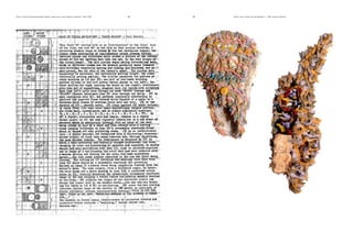 1514 Bones, bone, acrylic and Gel Medium, c. 1980, private collectionChart of Visual Development/Razor Blades. Extract from Razor Blades workbook, 1966-1968
 