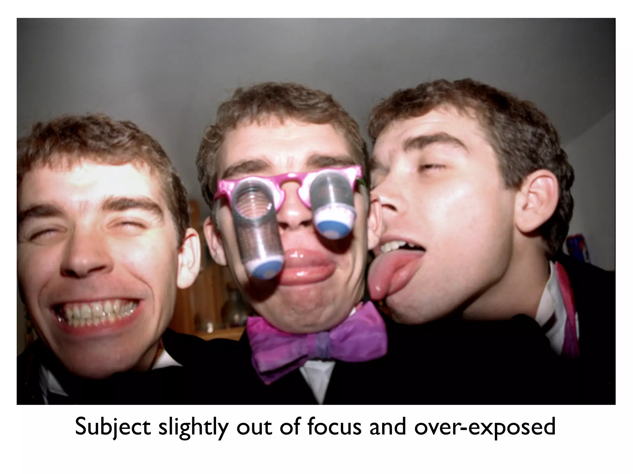 Subject slightly out of focus and over-exposed
 