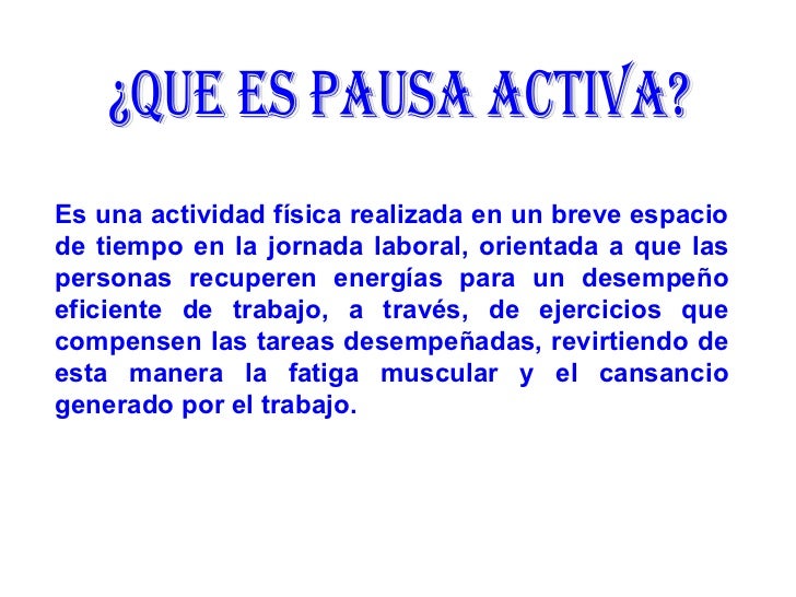 Pausas Activas