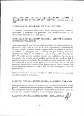 Pauta reivindicacao 2020