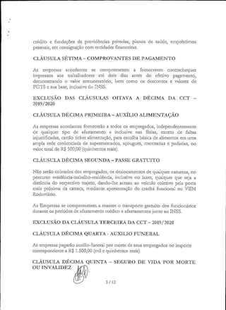 Pauta reivindicacao 2020