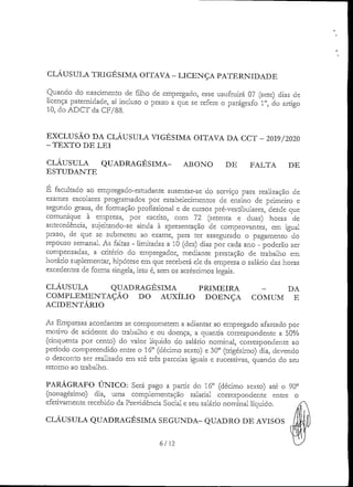 Pauta reivindicacao 2020