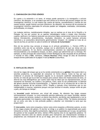 Pautas Para Escribir Ensayo