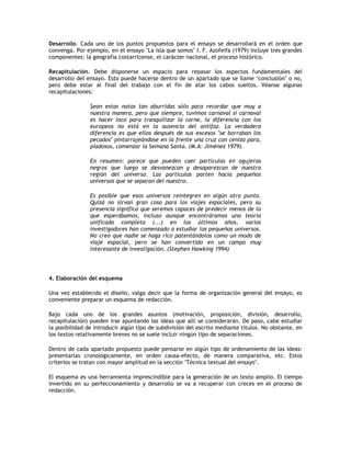 Pautas Para Escribir Ensayo