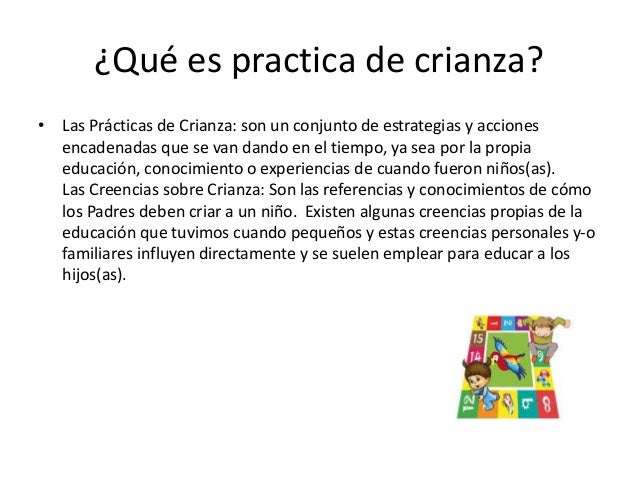 Pautas de crianza