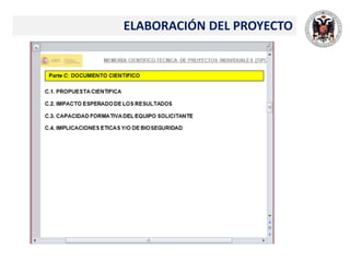ELABORACIÓN DEL PROYECTO
 