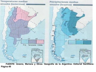 FUENTE: Arzeno, Mariana y Otros- Geografía de la Argentina- Editorial Santillana-
Página 49
 