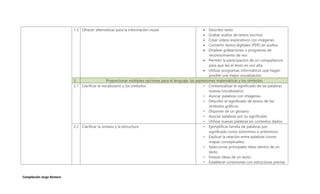 PAUTAS Y ESTRATEGIAS DUA PARA IMPLEMENTACIOS DE AJUSTES RAZONABLES | PDF