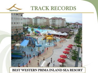 TRACK RECORDS 
BEST WESTERN PRIMA INLAND SEA RESORT  