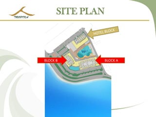SITE PLAN BLOCK B 
BLOCK A  
