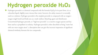 Pavan chm(h2o2) | PPTX