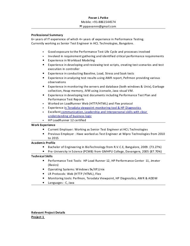 performance testing resume fast lunchrock co