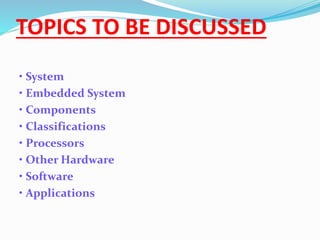 embedded systems ppt 2 | PPTX