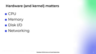 Database Performance at Scale Masterclass: Database Internals by Pavel ...