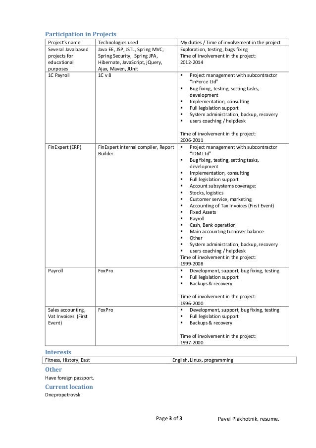 Java Developer Resume Java Developer Resume