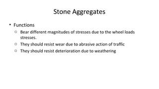 Overview on Bitumen
• Bituminous materials or asphalts are extensively used for roadway
construction, primarily because of...
