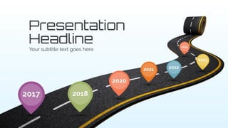 Pave the Way -  Roadmap Presentation Template