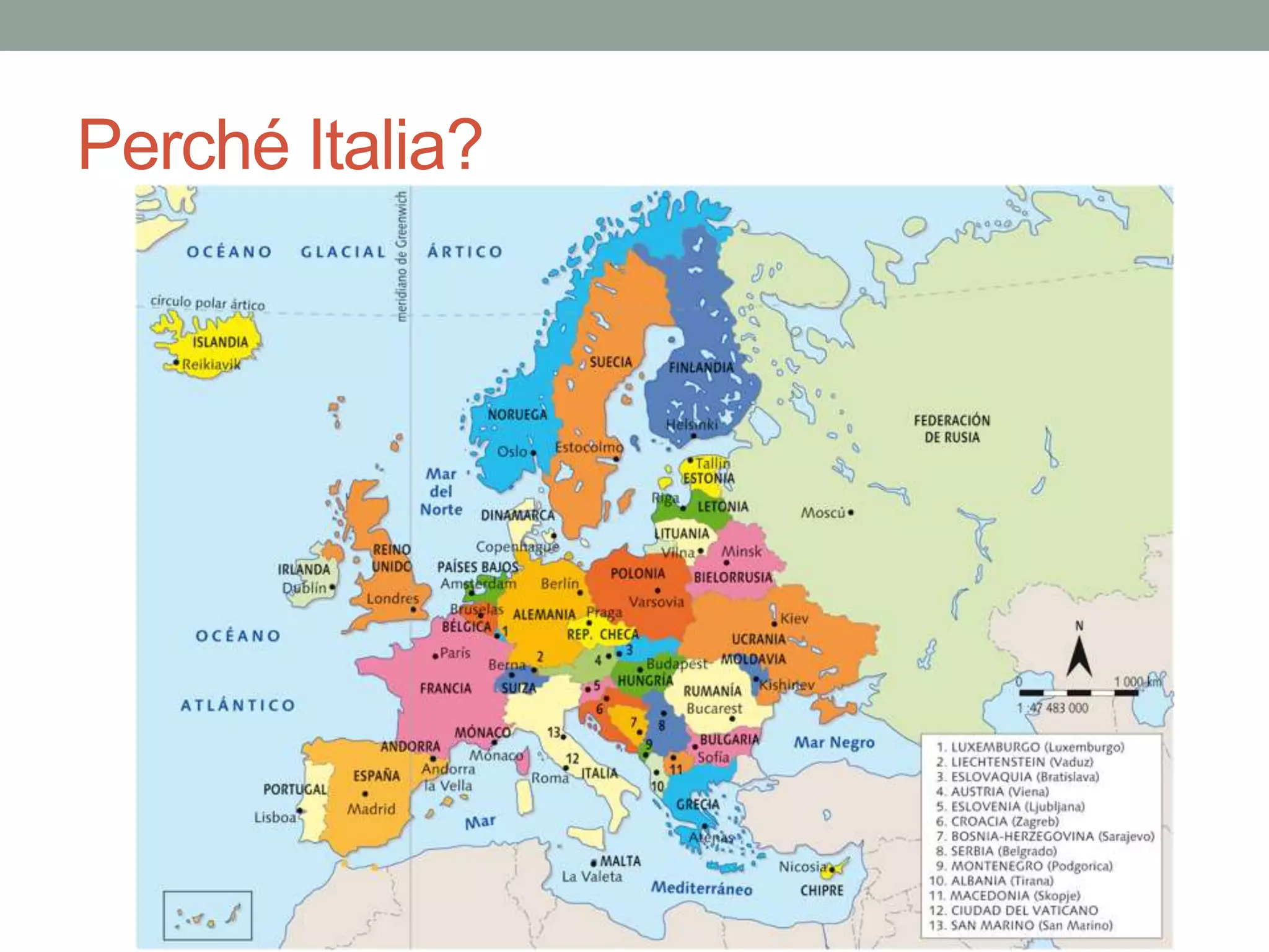 Perché Italia?