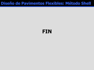 Diseño de Pavimentos Flexibles: Método Shell FIN 