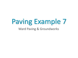 Paving Example 7
 Ward Paving & Groundworks
 