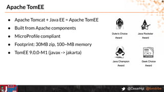 Pavimentando el camino con Jakarta EE 9 y Apache TomEE | PDF