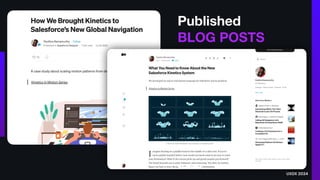 Published
BLOG POSTS
UXDX 2024
 