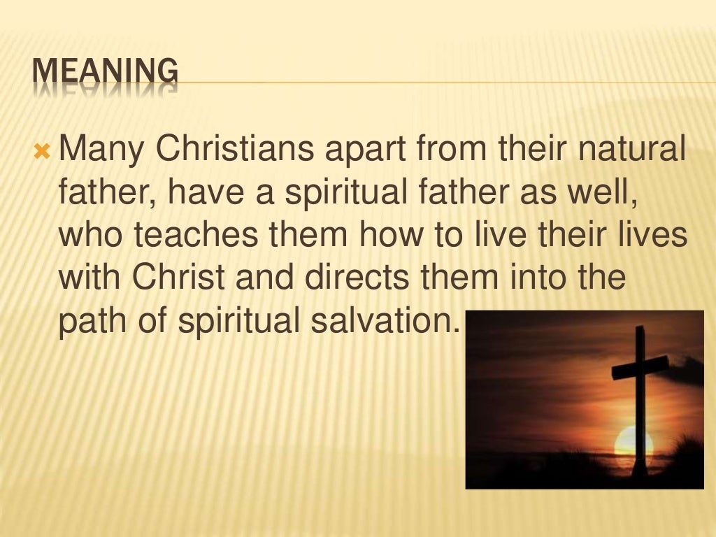 Spiritual Fathers