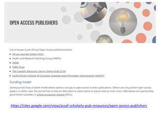 https://sites.google.com/view/assaf-scholarly-pub-resources/open-access-publishers
 
